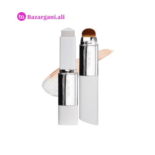 کرم پودر استیکی کالر چنجینگ وی وایت الروال V White Colour Changing Stick foundation makeup ELROEL