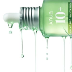 سرم تسکین‌دهنده و آبرسان پوست آنوا Anua با فرمول ۱۰٪ آزلائیک اسید و هیالورون حجم 30 میلی لیتر