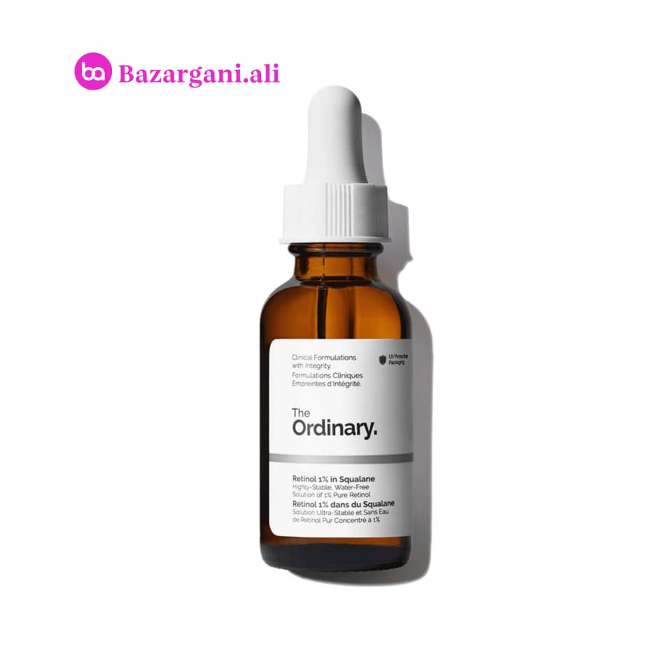 سرم رتینول اوردینری غلظت 0.2% و 0.5% و 1% حجم 30 میلی لیتر