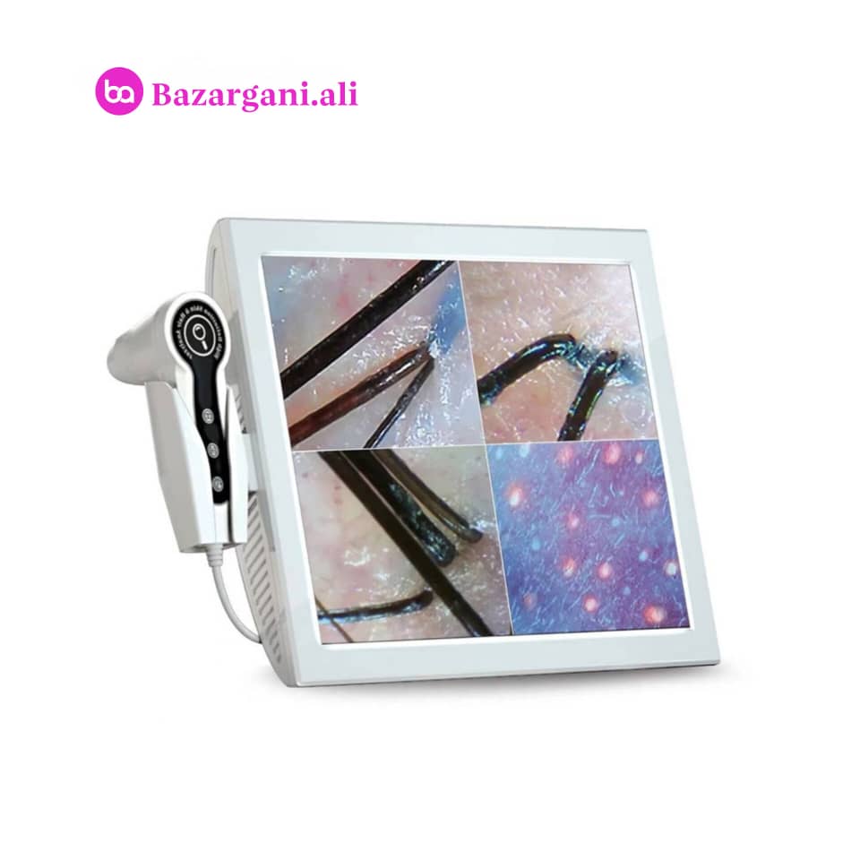 دستگاه آنالیزور و اسکن پوست مو سایز 15 اینچ برند لیز LIZZE