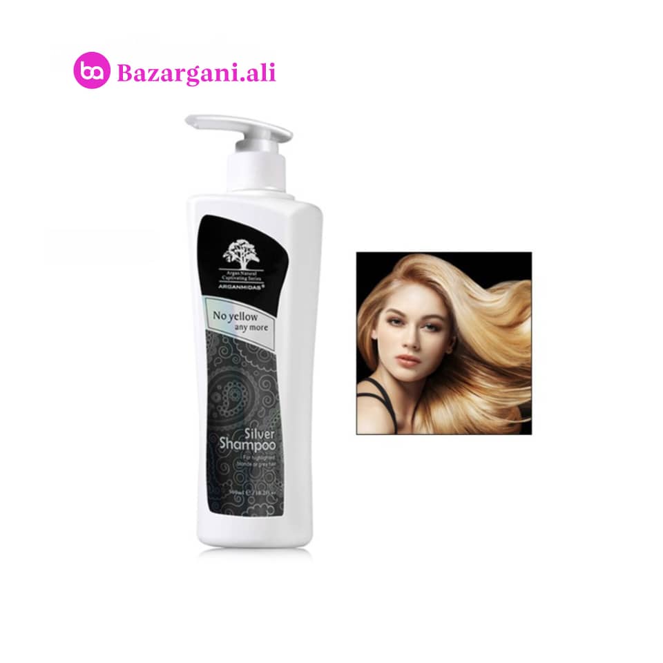 شامپوی آرگان میداس مخصوص موهای رنگ شده (هفته ای یک بار)