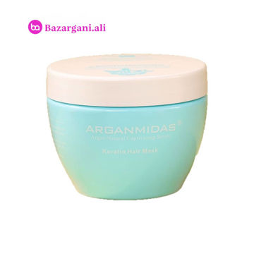 ماسك مو بدون سولفات، فسفات و پارابن (مخصوص موهاي كراتين شده) آرگان میداس 300 ميل