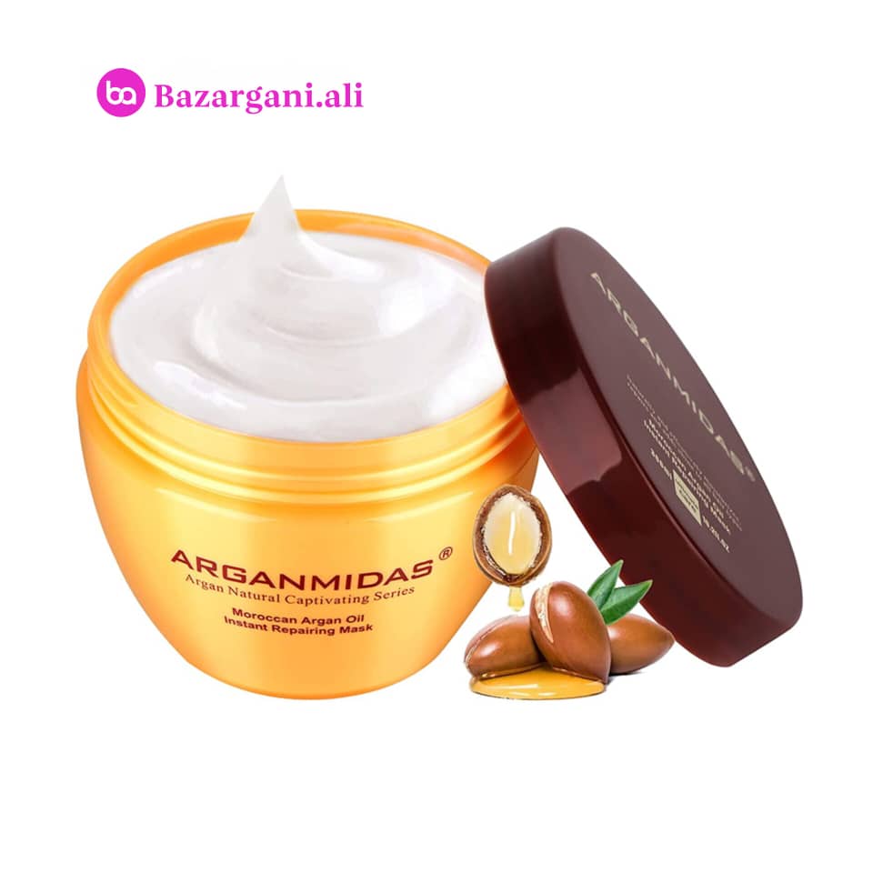 ماسک مو داخل حمام ارگان میداس قابل استفاده برا موهای فر