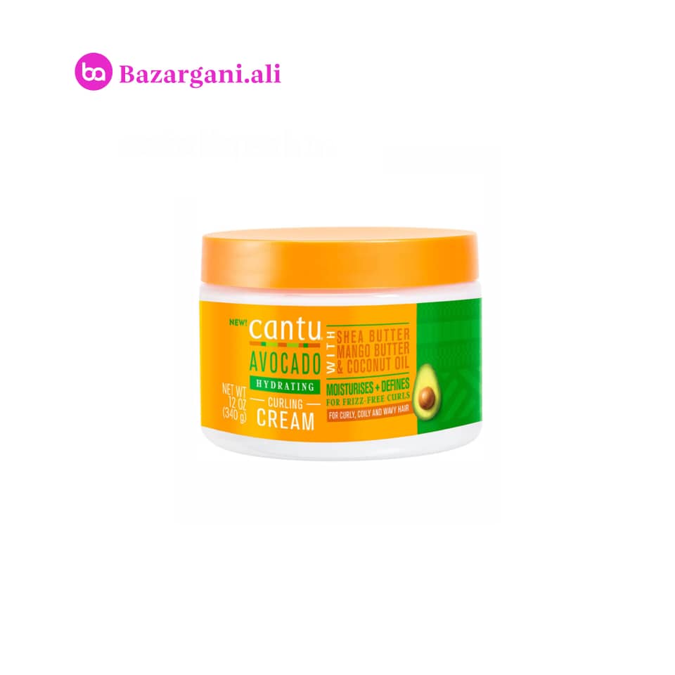 کرم فر کننده آووکادو کنتو Cantu Avocado Hydrating Curling Cream 340g