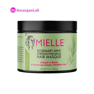 ماسک مو ضد ریزش و تقویت کننده رزماری و نعناع میله ارگانیک Mielle Organics Rosemary Mint Strengthening Hair Masque