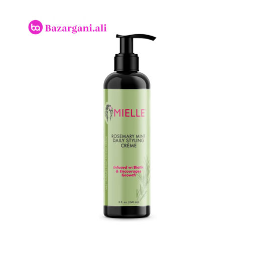 کرم موی فر روزانه ضد ریزش رزماری مایل Mielle Organics Rosemary Mint Daily Styling Crem